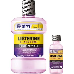 【Amazon.co.jp限定】 LISTERINE(リステリン) 【医薬部外品】 薬用 リステリン トータルケア ゼロ…