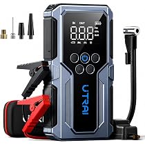 UTRAI ジャンプスターター 3000A 12V車用 空気入れ搭載 モバイルバッテリー