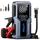 UTRAI ジャンプスターター 空気入れ搭載 4000A 12V車用 エンジンスターター 150PSIエアコンプレッサー モバイルバッテリー QC3.0急速充電 LEDライト PSE認証済 ガソリン8.5L/ディーゼル6.5L対応