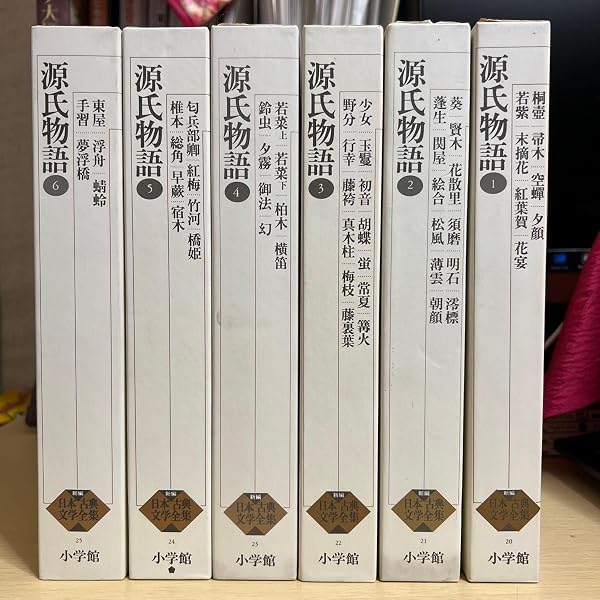 Amazon.co.jp: 源氏物語 全6冊セット (日本古典文学全集12-17) : 阿部