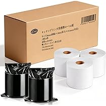 Amazon.co.jp: 感熱ロール紙 80mm×100m 内径25.4mm 20巻入 シーネット