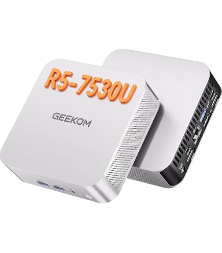 Amazon.co.jp: GEEKOM A5 2027年版ミニPC、Ryzen 7 7730U、16GB RAM