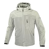 [KOMINE] バイク用 ジャケット JK-1143 プロテクトメッシュパーカーテン 07-1143 メンズ Silver Camo L