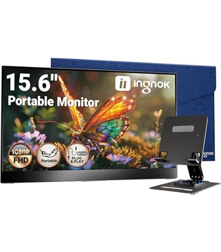 Amazon | Ingnok ポータブルモニターカバースタンド - YN02D/YN02B Amazon | Ingnok ポータブルモニターカバースタンド - YN02D/YN02B