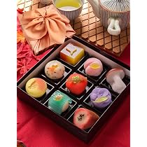 Amazon | 風味絶佳.山陰 和菓子 四季の九撰 上生菓子詰合せ（風呂敷
