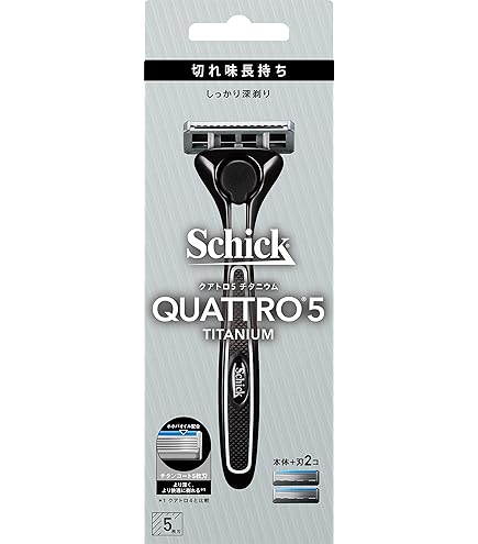 Amazon.co.jp: Schick(シック) クアトロ クアトロ5 チタニウム 替刃 (4