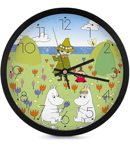 Amazon.co.jp: 掛け時計 ムーミン リトルミイ 壁掛け時計 かけ時計