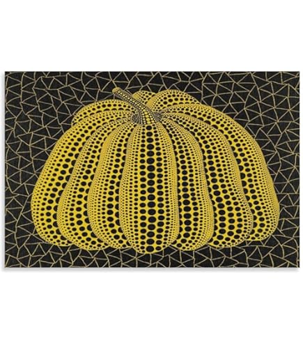 Amazon.co.jp: アートパネル 草間彌生 カボチャ HD ポスター抽象