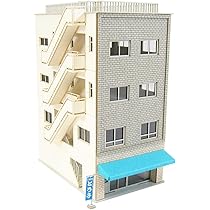 〈1/150〉シオラマ Amazon | さんけい 1/150 なつかしのジオラマシリーズ 鋭角ビルA