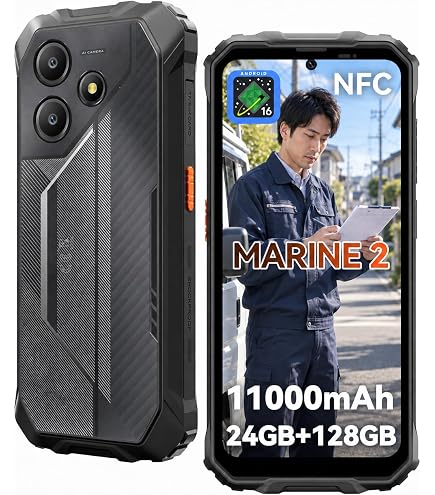 MARINE3 Android16 軽量タフネススマホ Amazon | MARINE3 Android16 軽量タフネススマホ DokeOS 5.0+DokeAI