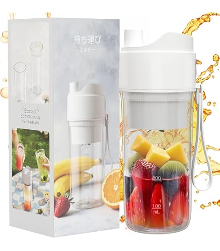 ASY ミキサー ボトル2つ付き（400ml+570ml） 赤 BL05 Amazon | HOMEASY ミキサー ボトル2つ付き（400ml+570ml） 赤