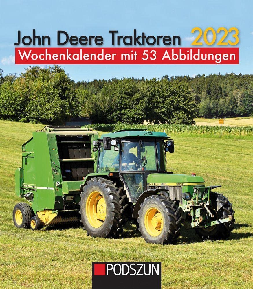 Amazon John Deere Traktoren 2023 Wochenkalender mit 53 Abbildungen