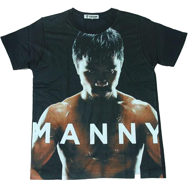 Amazon | [GibGae] プリントTシャツ マニー・パッキャオ ボクシング 6
