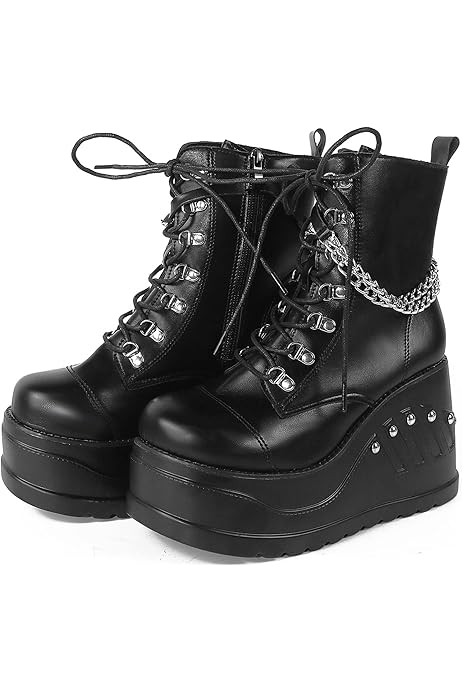 2 inch platform boots