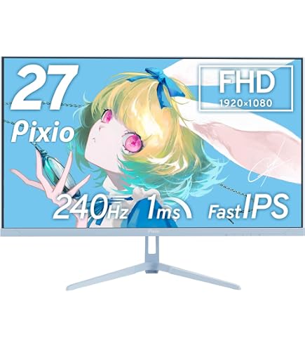 Amazon.co.jp: Pixio ゲーミングモニター PX246Wave ブルー 24インチ