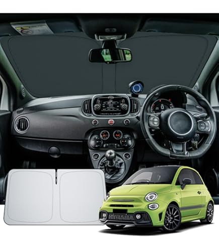 ABARTH アバルト純正　フロントサンシェード Amazon | ABARTH(アバルト) サンシェイド for 500 51029422 純正