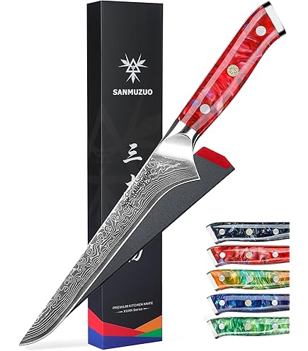 調理器具 G350 SANMUZUO Santoku Knife (Sunset Red) G350 SANMUZUO Santoku Knife (Sunset Red) - メルカリ
