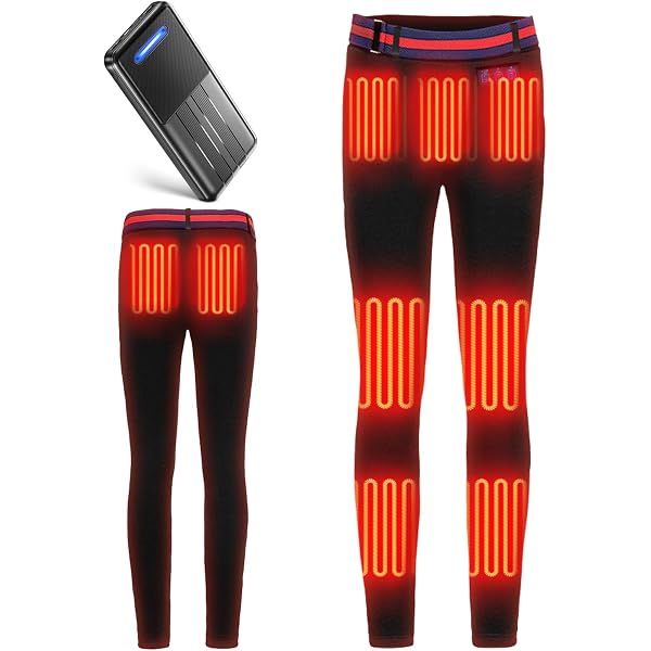 Amazon | [AGGOZ] 電熱パンツ 加熱パンツ【高温版75℃&40000mAhモバイル