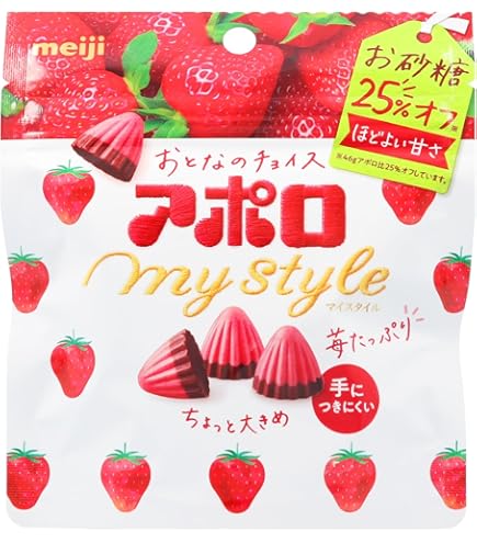 Amazon | 明治 アポロマイスタイル 41g ×8袋 | 明治 | チョコレート 通販