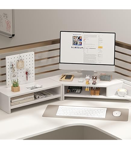 Amazon.co.jp: モニタースタンド 木製モニタースタンド ライザー L 字