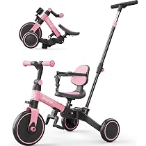 Amazon.co.jp: besrey 三輪車 子供用三輪車 折りたたみ かじとり
