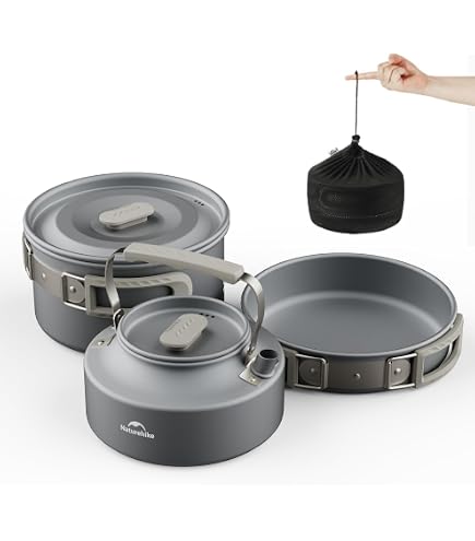 アウトドア　調理器具一式 Amazon.co.jp: ZQCXキャンプ用品 アウトドア調理器具セット、キャンプ