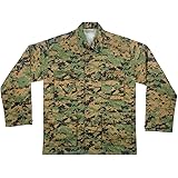 [ロスコ] シャツ 長袖 レギュラーカラー ポケット 迷彩 米軍 メンズ
