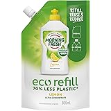 Morning Fresh Lemon Refill Dishwashing Liquid 800 milliliters 70 percent less plastic