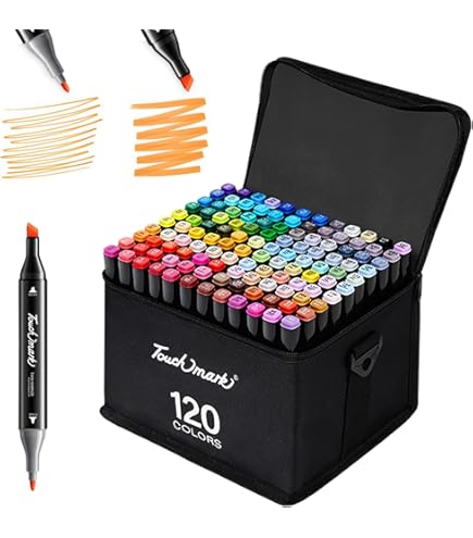Acrylic Paint Markers Gugxiom 80 Colors Alcohol Art Markers Set