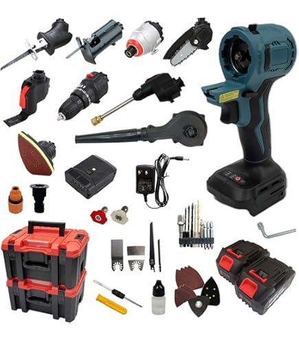 電動工具セット Amazon.co.jp: 10 in 1 電動工具セット 4.0Ah バッテリー付き