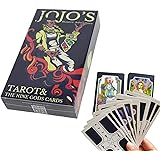 ジョジョの奇妙な冒険 タロットカード 53枚 タロット牌 運命占いタロットカード jojo 空条承太郎 空条徐倫 吉良吉影 東方仗助 占いカード 初心者向け 未来占いゲーム タロットデッキ 古典 洋風 抜き型 道具 運命解読 おしゃれ 潮流 手作り 