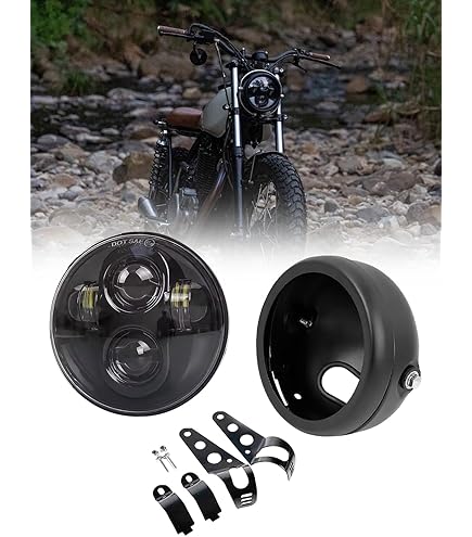 Amazon | Puig 21346N LED LUMEN Z HEADLIGHT [BLACK] 汎用 LED