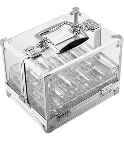 Amazon | #N/A ポーカーチップ ケース クリア ポーカーチップトレイ