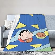 Amazon｜クレヨンしんちゃん ブランケット Blanket フランネル