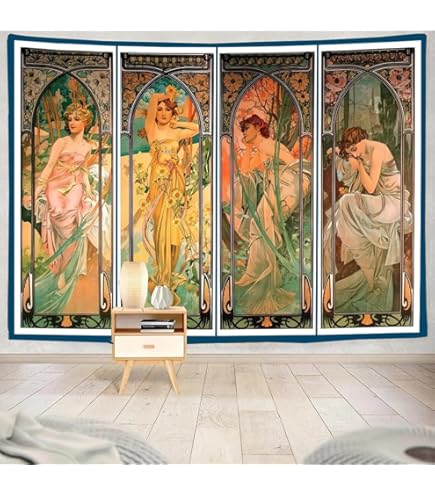 Amazon.co.jp: Sanzugh レトロ ルネサンスタペストリー