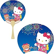 3070ハローキティキンギョうちわ &レターセット sanrio ハローキティ うちわケース(エンジョイアイドル