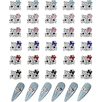 Amazon | Chisafly ネイルパーツ アルファベット イニシャル