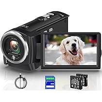 Amazon | 2.7K ビデオカメラ カムコーダー QHD 50MP YouTube Vlog