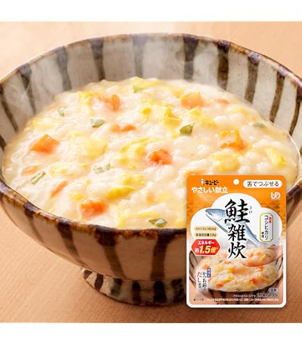 Amazon.co.jp: キユーピー 介護食 舌でつぶせる やさしい献立 かに雑炊