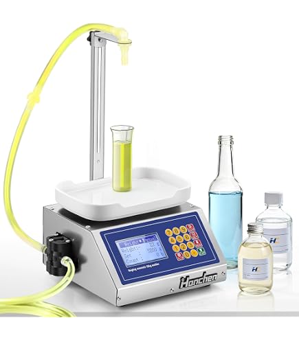 Amazon | Pudibei液体充填機 5-3500ml 3.5L/分 耐腐食 耐酸 熱保護 自