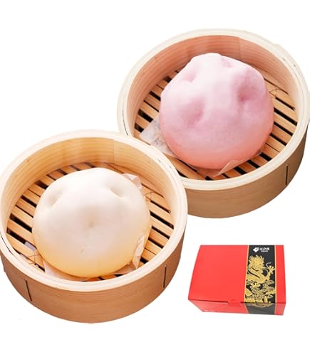 Amazon.co.jp: 江戸清 超ジャンボブタまん（白）横浜中華街 冷凍