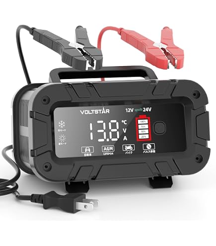 Amazon.co.jp: DC24V・10A密閉型サイクルバッテリー用充電器SGD24-10A