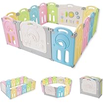 Amazon.co.jp: Fortella Cloud Castle ベビーサークル 折りたたみ