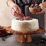 ケーキスタンド 木製ケーキスタンド ケーキプレート フルーツプレート デザート スナック ケーキ 果物収納 (StyleA)