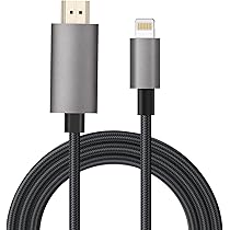 Amazon | HDMIケーブル iPhone HDMI変換ケーブ ル 1mセット
