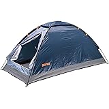 グラフィス 組立式1人用ドームテント GR-H1010 ネイビー 約W95×D195×H90cm キャンプ&ハイキング