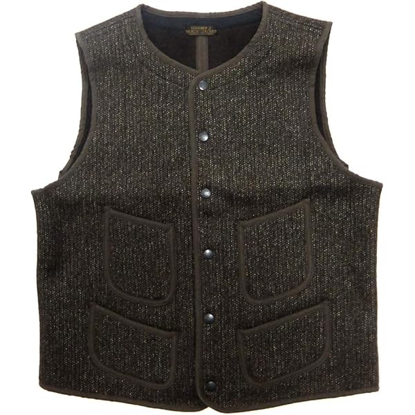 Amazon.co.jp: Full Count BBJ-001 Browns Beach Early Vest, BROWN'S