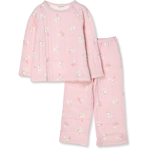 Amazon | [キッズフォーレ] パジャマセット くま柄キルト