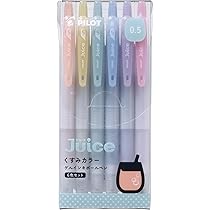Amazon | PILOT ゲルインクボールペン ジュース くすみカラー 0.5mm
