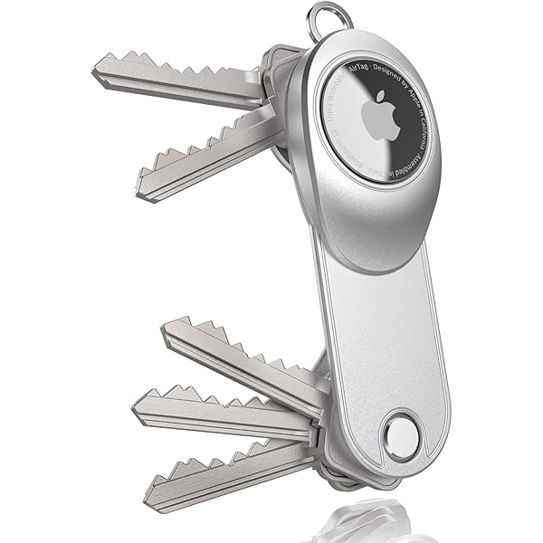 Amazon.co.jp: Perfitek メタルエアタグキーホルダー 2個パック